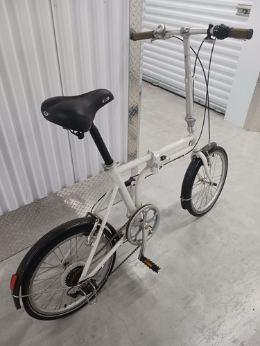 Folding bike 20in - folding, white